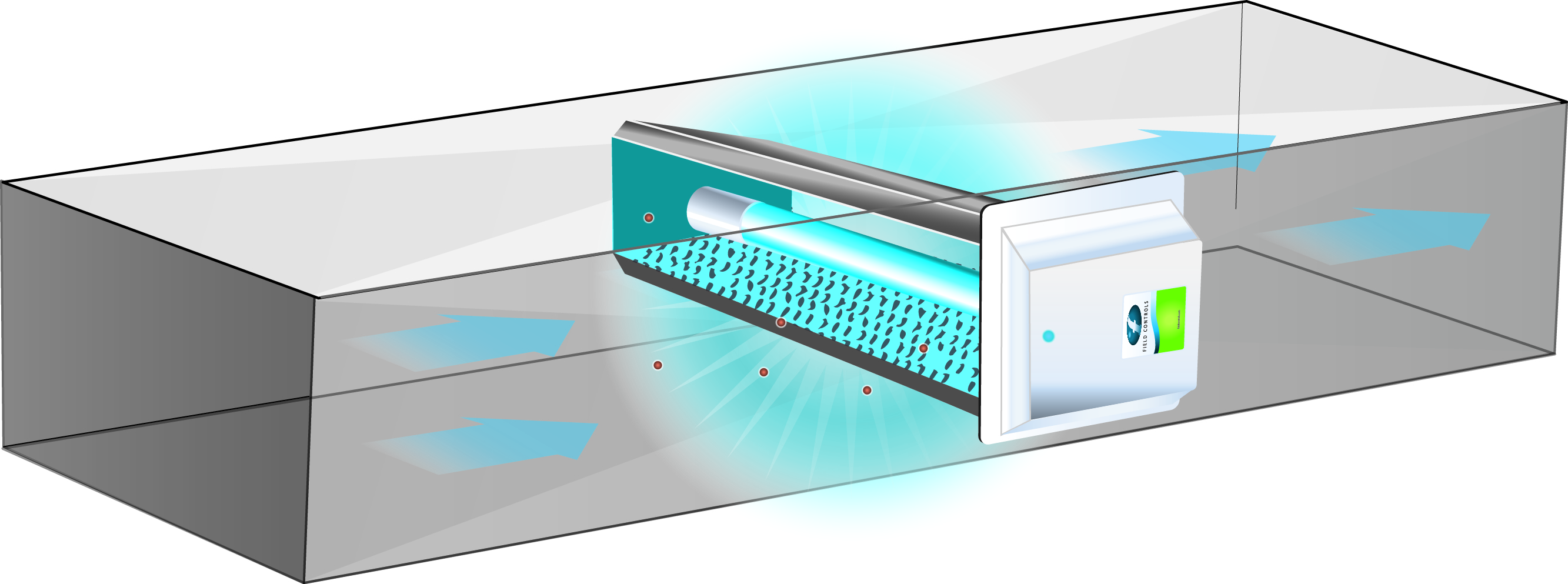 Field Controls Duo 2000 Air Purification System