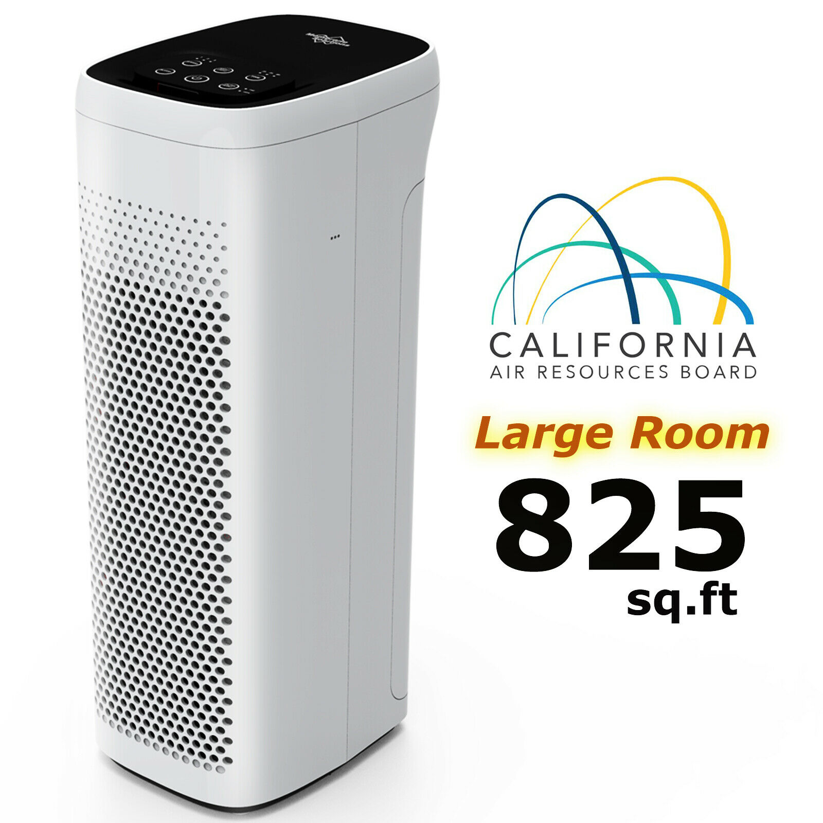 MS18 Air Purifier, Washable Pre-Filter with H13 True HEPA Air Filter for  Large Room 825 Sq Ft 